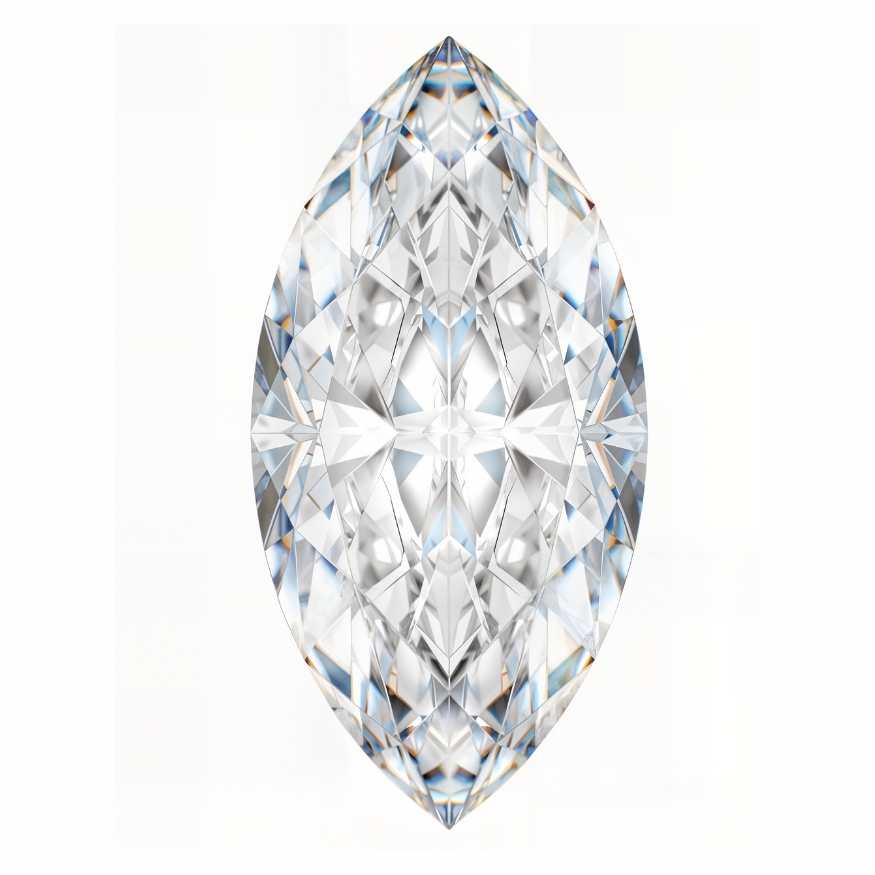 Marquise cut loose lab grown diamond